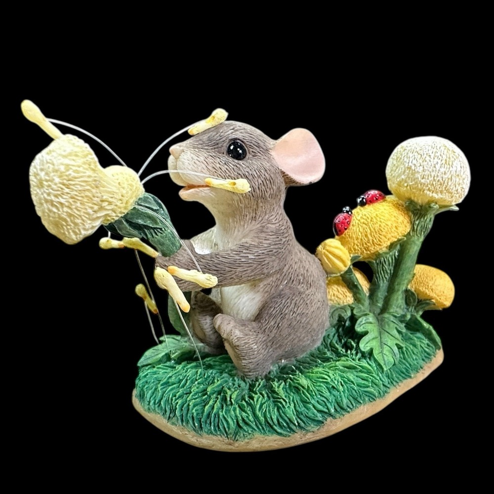 Charming Tails "Dandelion Wishes" Figurine 89/107 ~ Fitz & Floyd